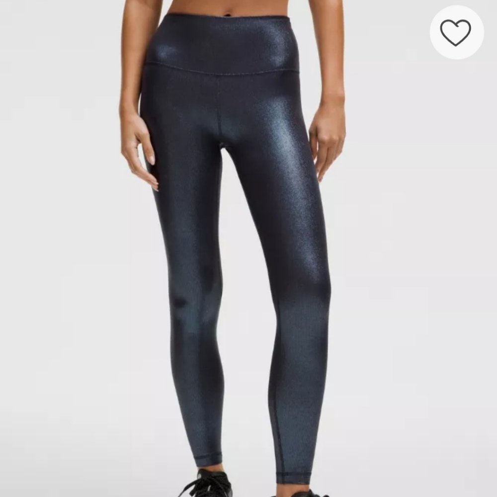 Lululemon align HR Rib pant 28" shine - Picture 3 of 10